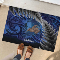 New Zealand Stewart Island Rubber Doormat Rakiura Kiwi Maori Glowing Sky LT14 - Polynesian Pride