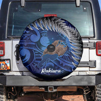 New Zealand Stewart Island Spare Tire Cover Rakiura Kiwi Maori Glowing Sky
