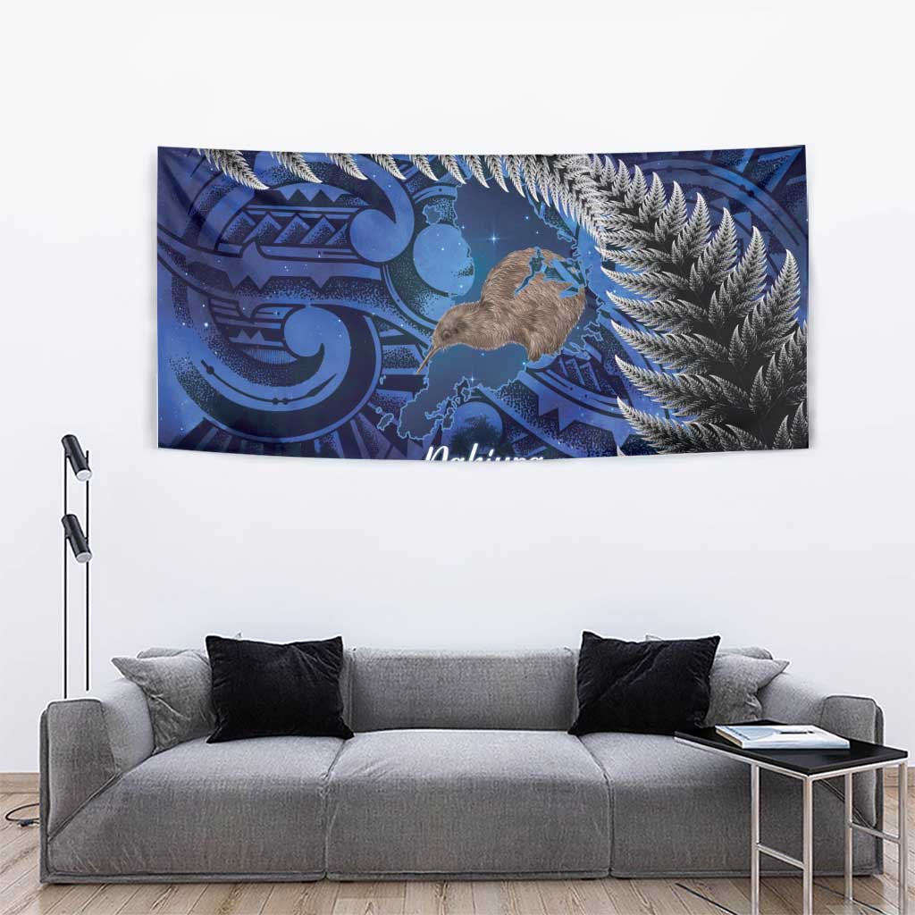 New Zealand Stewart Island Tapestry Rakiura Kiwi Maori Glowing Sky