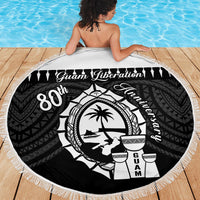 Guam Liberation Day Beach Blanket Biba Guahan Chamorro 80th Anniversary - Black