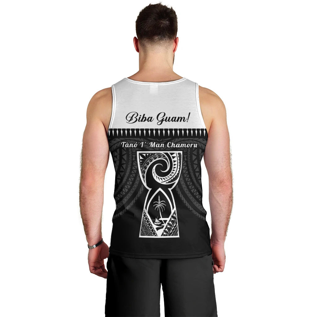 Guam Liberation Day Men Tank Top Biba Guahan Chamorro 80th Anniversary - Black