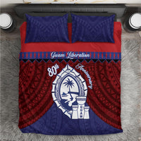 Guam Liberation Day Bedding Set Biba Guahan Chamorro 80th Anniversary - Blue