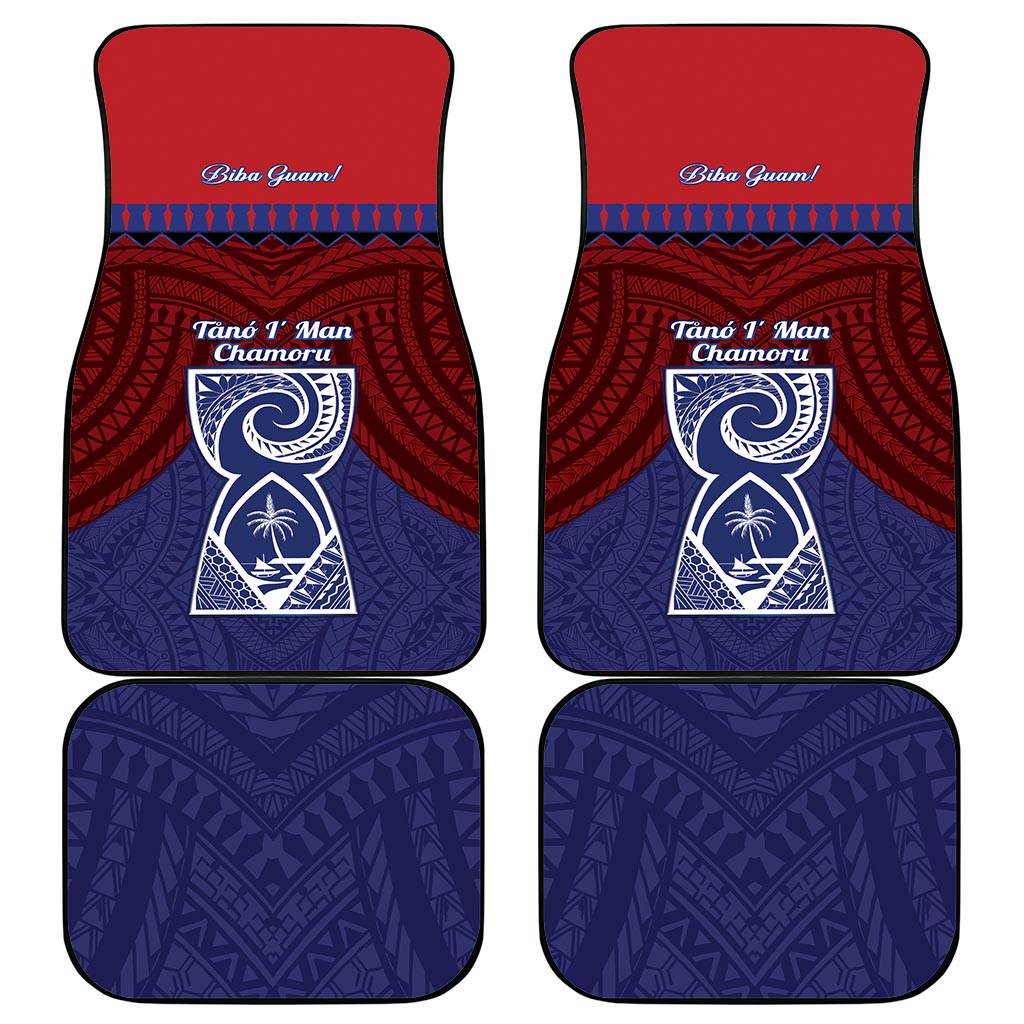 Guam Liberation Day Car Mats Biba Guahan Chamorro 80th Anniversary - Blue