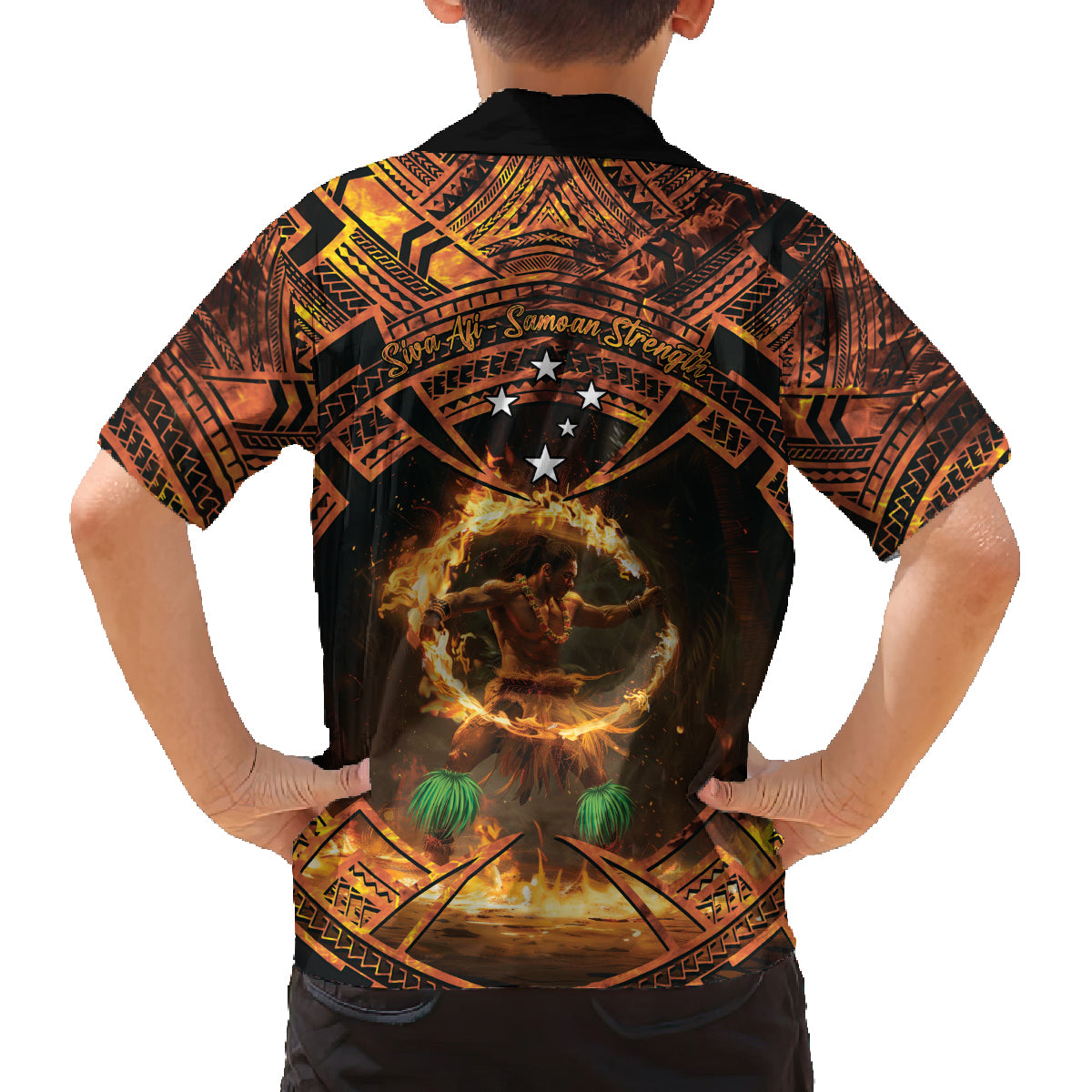 Samoa Teuila 2024 Festival Family Matching Summer Maxi Dress and Hawaiian Shirt Samoan Siva Afi With Red Gingers