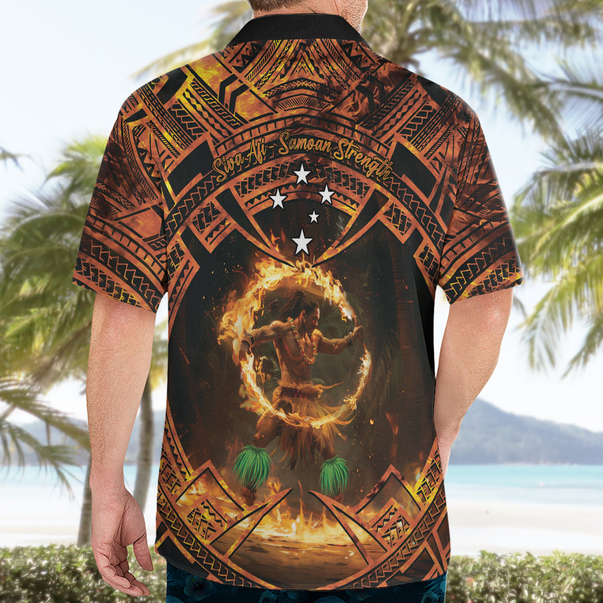 Samoa Teuila 2024 Festival Hawaiian Shirt Samoan Siva Afi With Red Gingers