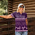 Purple Samoa Siapo Teuila Flowers Women Polo Shirt