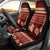 Red Samoa Siapo Teuila Flowers Car Seat Cover