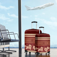 Red Samoa Siapo Teuila Flowers Luggage Cover