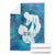 Turquoise Polynesia Father's Day Blanket Dad You Are My Hero