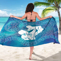 Turquoise Polynesia Father's Day Sarong Dad You Are My Hero LT14 - Polynesian Pride