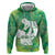 Green Polynesia Father's Day Hoodie Dad You Are My Hero