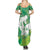 Green Polynesia Father's Day Summer Maxi Dress Dad You Are My Hero