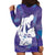 Purple Polynesia Father's Day Hoodie Dress Dad You Are My Hero