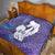 Purple Polynesia Father's Day Quilt Dad You Are My Hero