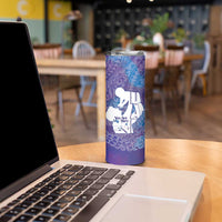 Purple Polynesia Father's Day Skinny Tumbler Dad You Are My Hero LT14 - Polynesian Pride