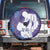 Purple Polynesia Father's Day Spare Tire Cover Dad You Are My Hero