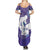 Purple Polynesia Father's Day Summer Maxi Dress Dad You Are My Hero
