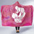 Pink Polynesia Father's Day Hooded Blanket Dad You Are My Hero