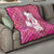 Pink Polynesia Father's Day Quilt Dad You Are My Hero