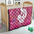 Pink Polynesia Father's Day Quilt Dad You Are My Hero