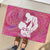 Pink Polynesia Father's Day Rubber Doormat Dad You Are My Hero