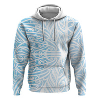Blue New Zealand Puhoro Maori Tattoo Hoodie