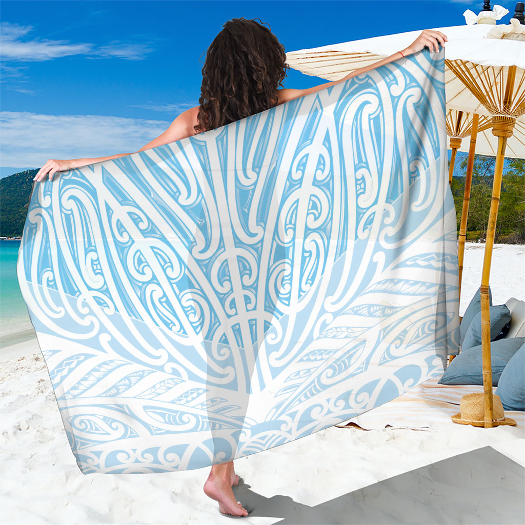 Blue New Zealand Puhoro Maori Tattoo Sarong