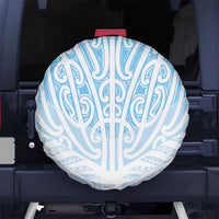 Blue New Zealand Puhoro Maori Tattoo Spare Tire Cover