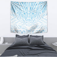 Blue New Zealand Puhoro Maori Tattoo Tapestry