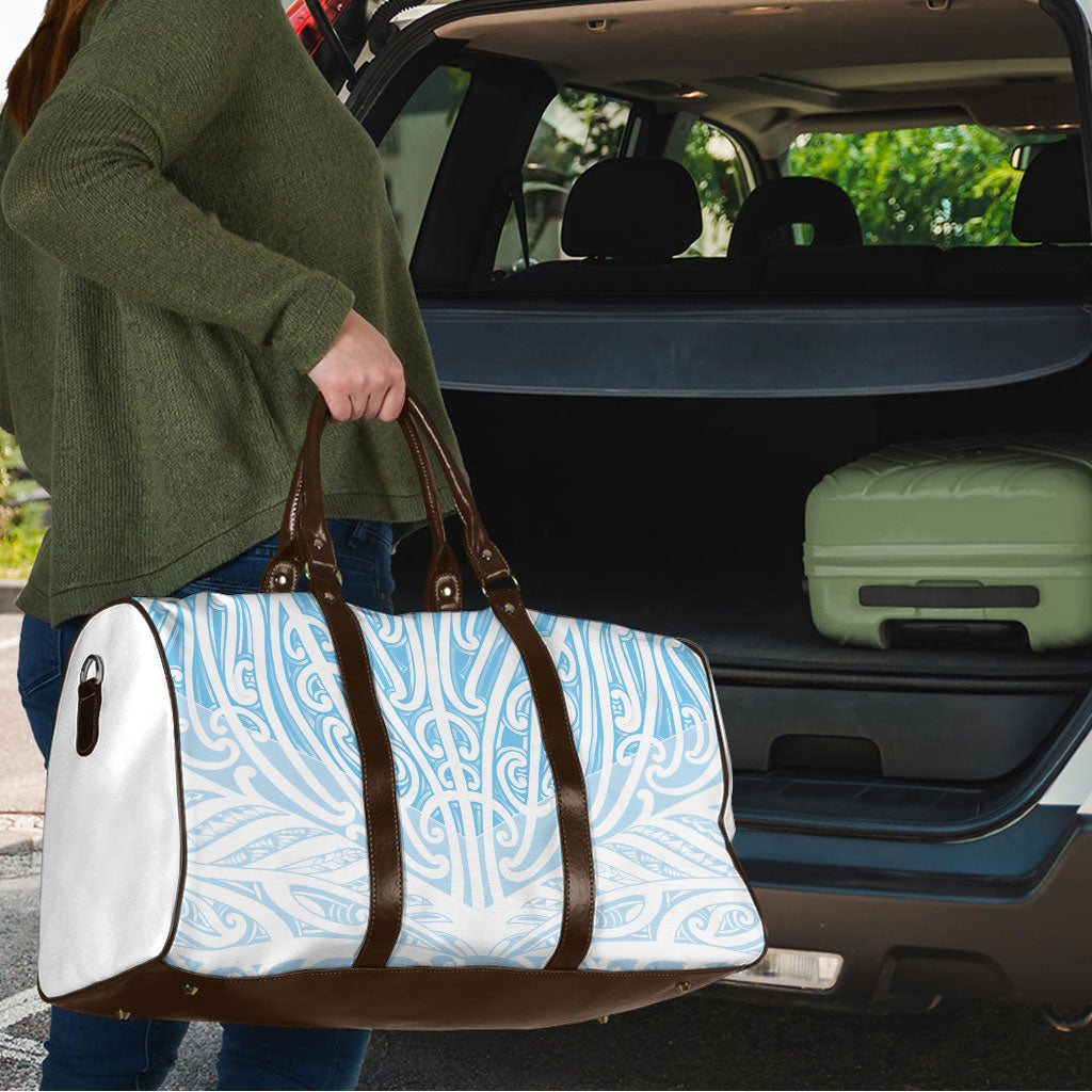 Blue New Zealand Puhoro Maori Tattoo Travel Bag