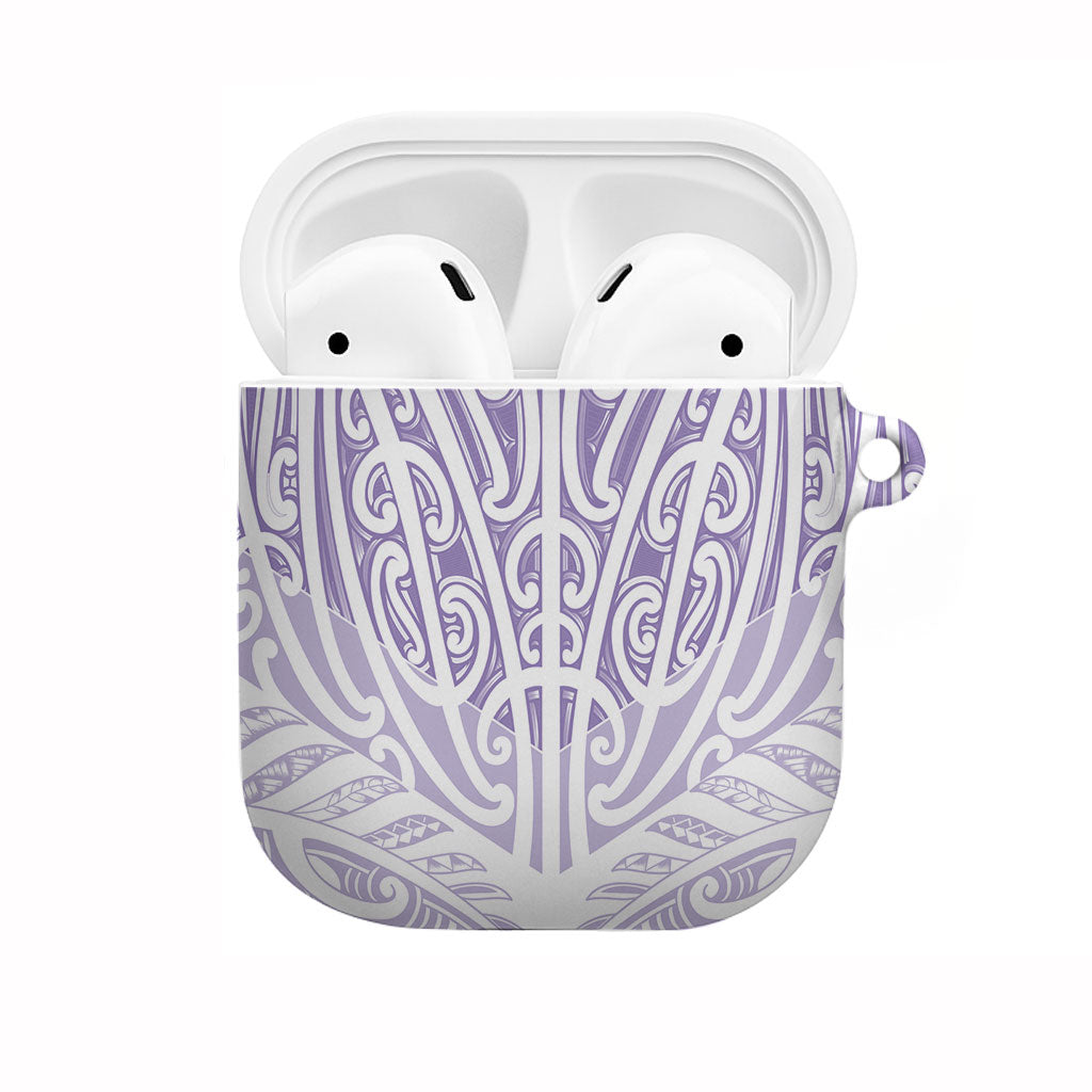 Purple New Zealand Puhoro Maori Tattoo AirPods Case LT14 Purple - Polynesian Pride