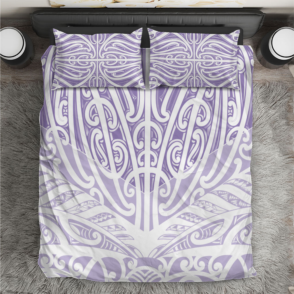 Purple New Zealand Puhoro Maori Tattoo Bedding Set LT14 Purple - Polynesian Pride