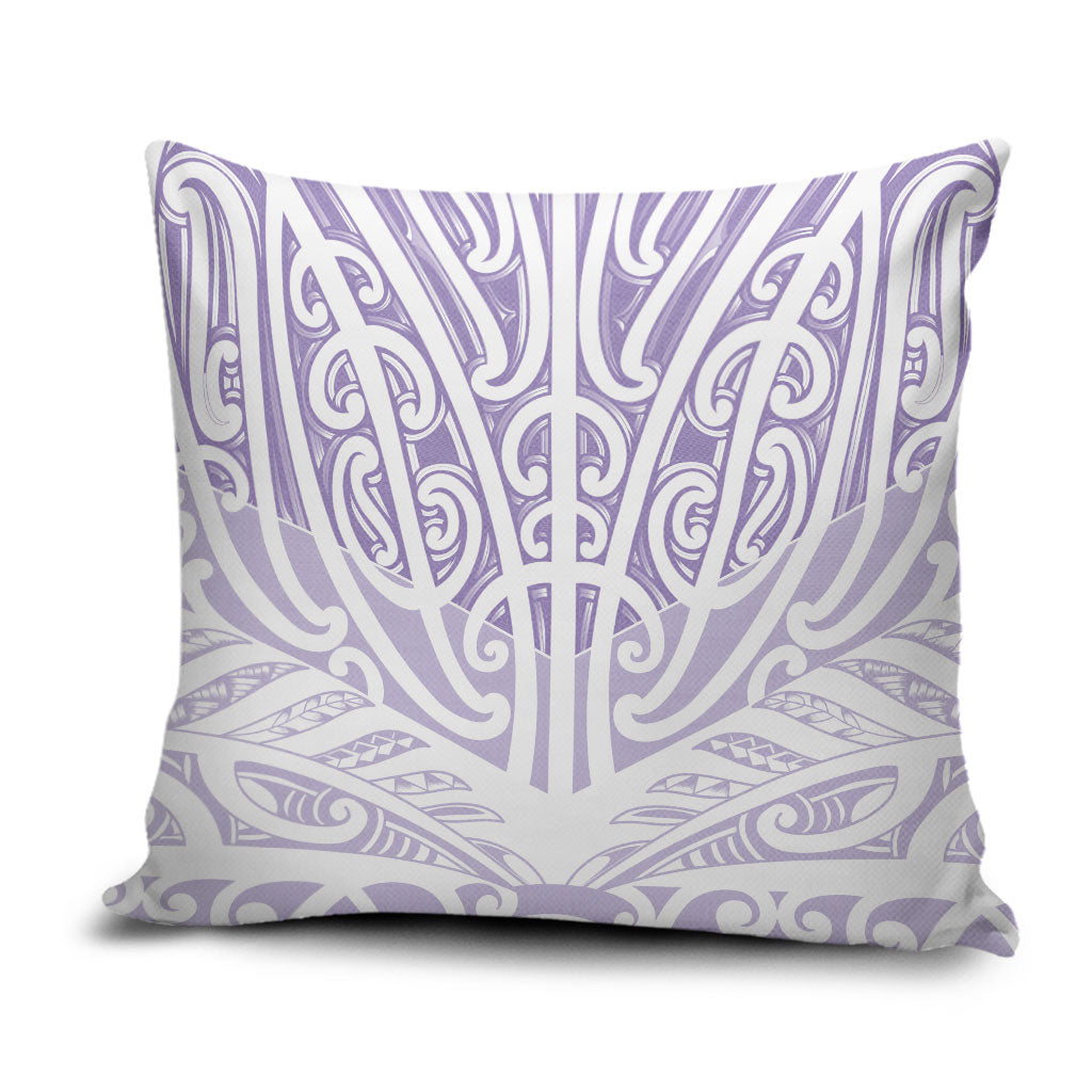 Purple New Zealand Puhoro Maori Tattoo Pillow Cover