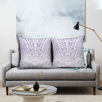 Purple New Zealand Puhoro Maori Tattoo Pillow Cover