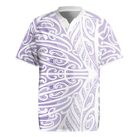 Purple New Zealand Puhoro Maori Tattoo Rugby Jersey