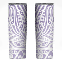 Purple New Zealand Puhoro Maori Tattoo Skinny Tumbler