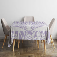 Purple New Zealand Puhoro Maori Tattoo Tablecloth