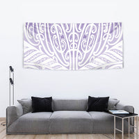 Purple New Zealand Puhoro Maori Tattoo Tapestry