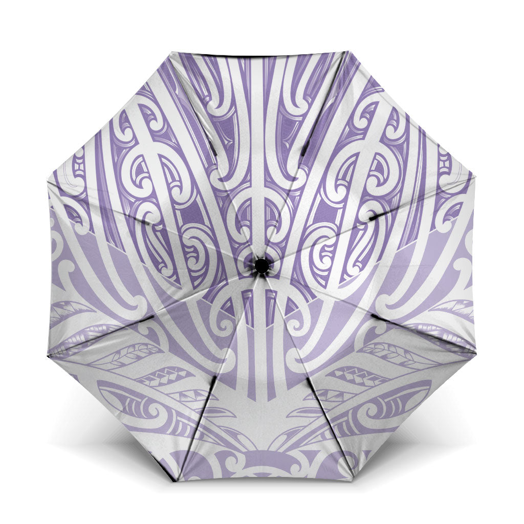 Purple New Zealand Puhoro Maori Tattoo Umbrella LT14 One Size Folded 11.42 inch Opened Diameter 37.4 inch Purple - Polynesian Pride