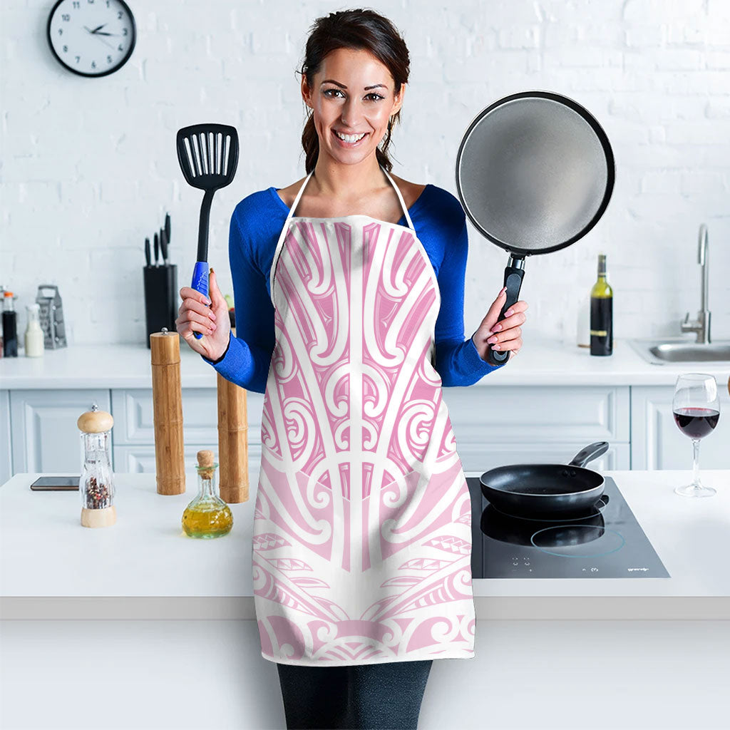 Pink New Zealand Puhoro Maori Tattoo Apron