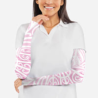 Pink New Zealand Puhoro Maori Tattoo Arm Sleeves