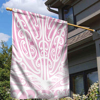 Pink New Zealand Puhoro Maori Tattoo Garden Flag