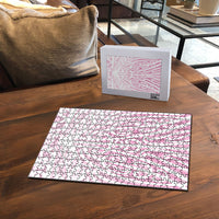 Pink New Zealand Puhoro Maori Tattoo Puzzle