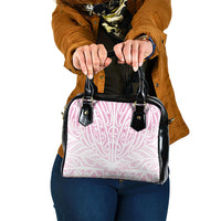 Pink New Zealand Puhoro Maori Tattoo Shoulder Handbag