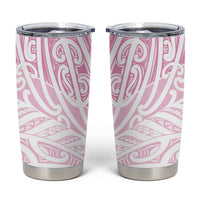 Pink New Zealand Puhoro Maori Tattoo Tumbler Cup