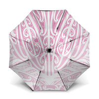 Pink New Zealand Puhoro Maori Tattoo Umbrella