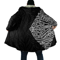 Black New Zealand Puhoro Maori Tattoo Cloak