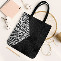 Black New Zealand Puhoro Maori Tattoo Tote Bag