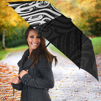 Black New Zealand Puhoro Maori Tattoo Umbrella