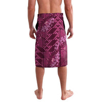 Pink Aloha Hawaii Lavalava Hawaiian Kakau Ohia Lehua Lei - Polynesian Pride